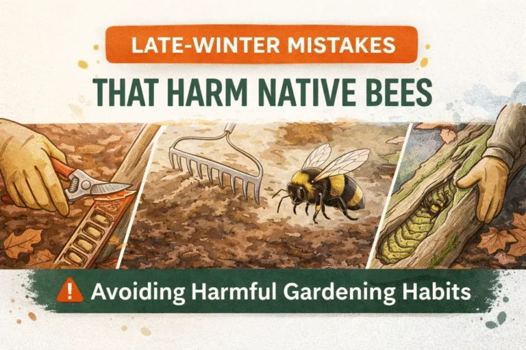 6 Late-Winter Gardening Mistakes That Harm Native Bees  Eco-Friendly Spring Cleanup Tips