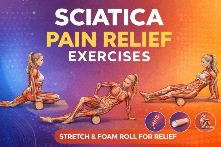 6 Effective Foam Roller Exercises for Sciatica Pain Relief  Nerve Stretching