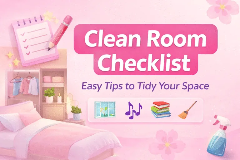 That Girl Aesthetic Clean Room Checklist  Aesthetic Room Decor  Organization Goals