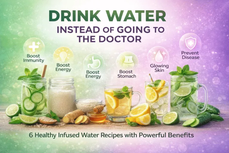 6 Natural Infused Water Remedies for Glowing Skin, Digestion  Immunity  Holistic Wellness