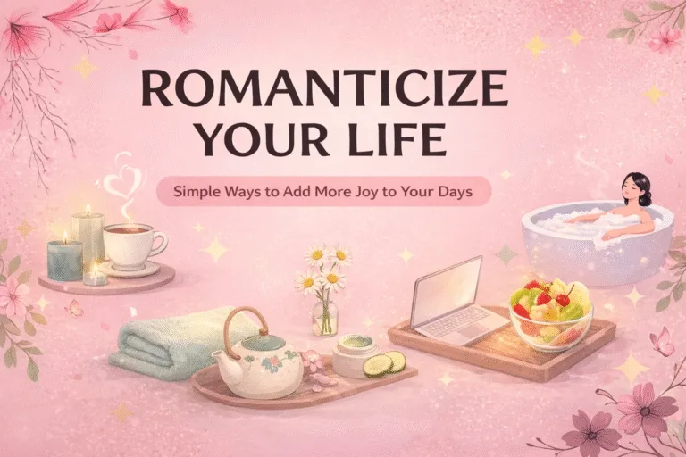How to Romanticize Your Life Aesthetic Self-Care Ideas  Daily Habits for a Dreamy Routine
