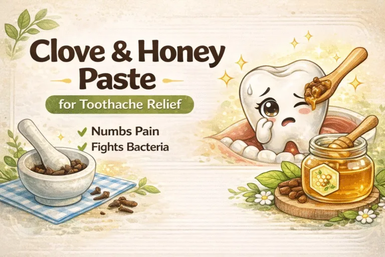 Natural Clove  Honey Toothache Paste  Easy DIY Remedy for Fast Temporary Dental Relief