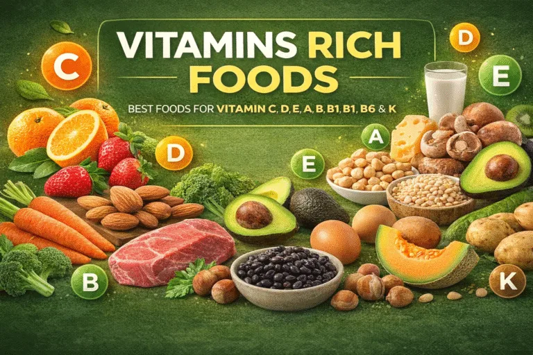 Top Vitamin Rich Foods Guide  Best Natural Sources for Immune Support  Health Wellness