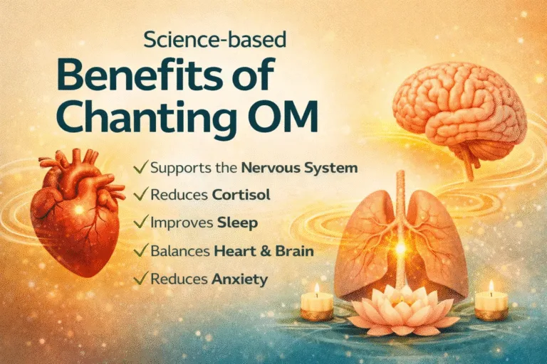 7 Real Benefits of Chanting Om for Nervous System Regulation  Anxiety Relief  Ayurveda Tips
