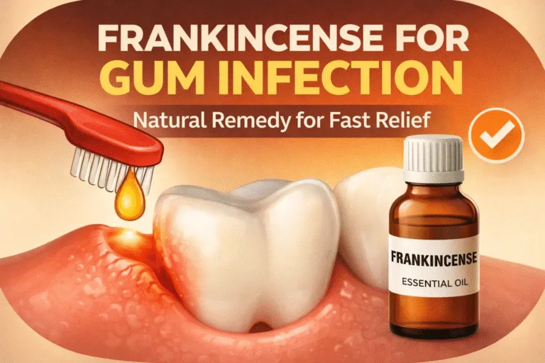 Natural Home Remedy for Tooth Infection  Gum Pain  Frankincense Essential Oil Benefits