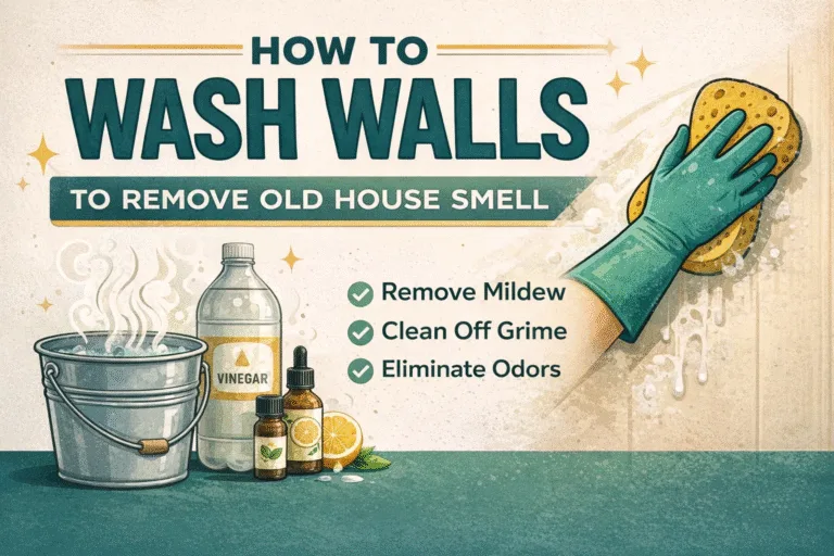 How to Wash Walls and Remove Lingering Odors Easy DIY Cleaning Hack
