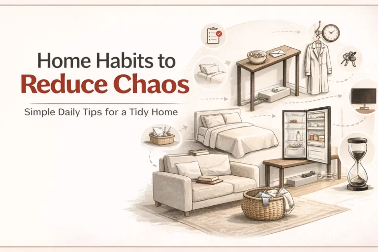 9 Daily Home Organization Habits to Instantly Reduce Clutter and Chaos
