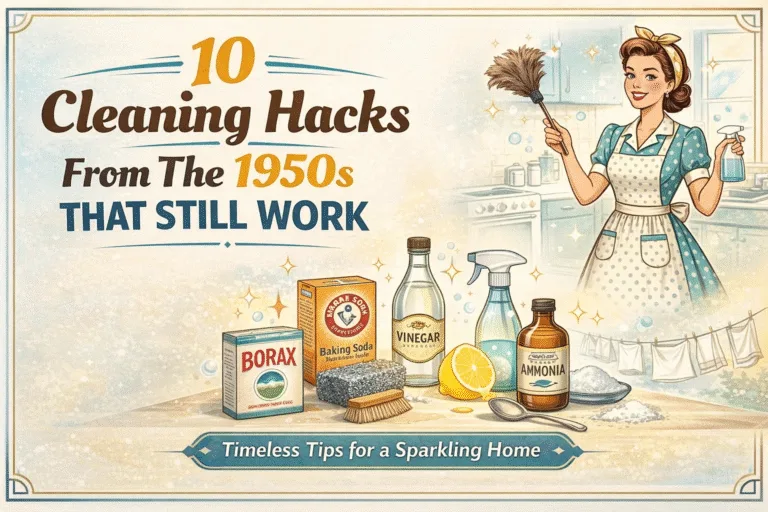 13 Vintage 1950s Cleaning Hacks for a Sparkling Home  Natural DIY Deep Cleaning Tips