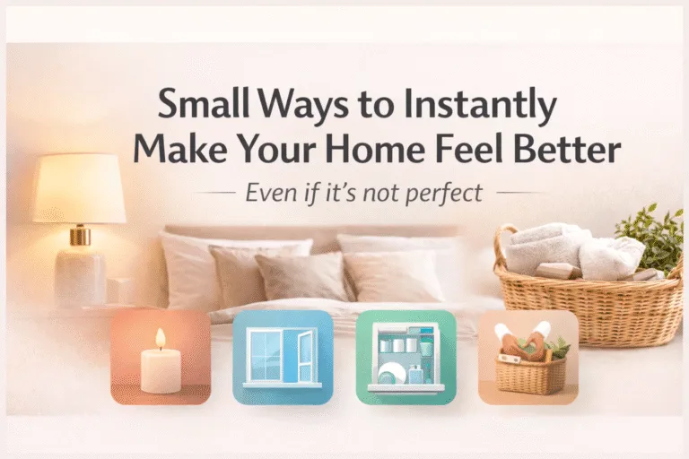 20 Tiny Habits to Make Your Home Feel Better  Simple Home Organization  Tidying Tips