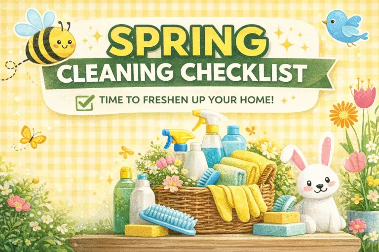 Best Free Printable Spring Cleaning Checklist  Deep Cleaning House Guide  Room by Room Tips