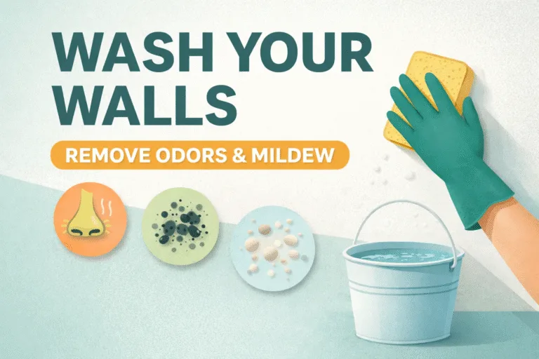 How to Wash Walls with Vinegar Easy DIY Cleaning Hack to Remove Odors and Dust