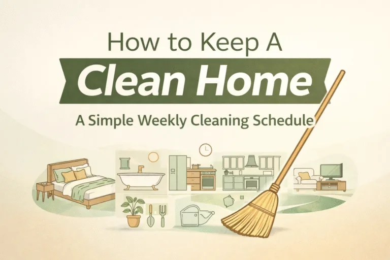Weekly Cleaning Schedule  Routine Tips to Keep a Clean Home Effortlessly
