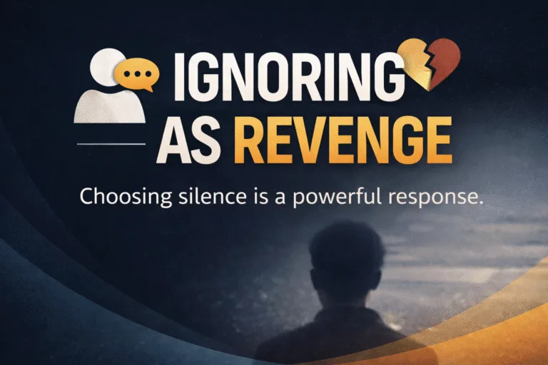 Ignoring Is a Classy Revenge Choosing Peace Over Reaction for Self-Growth and Maturity