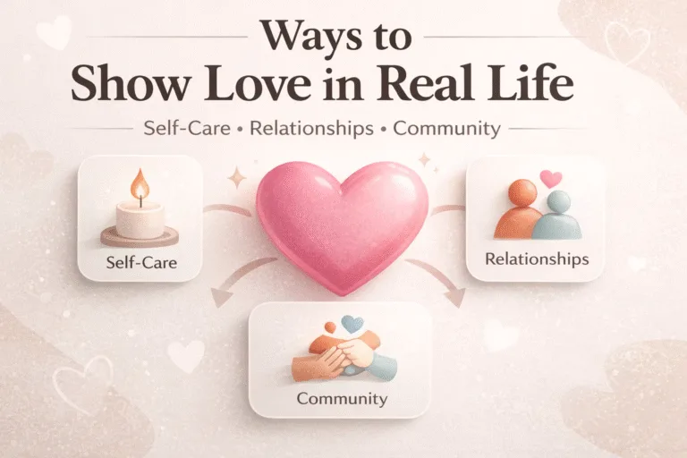 5 Ways to Show Love Self-Care, Friendship, Partners  Community Love Language Guide