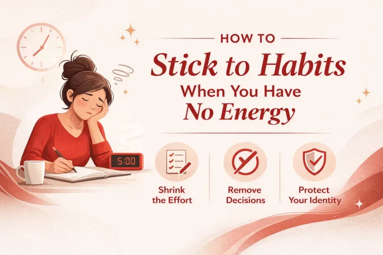 How to Stay Consistent and Build Discipline Even When You Have No Energy  Daily Habits