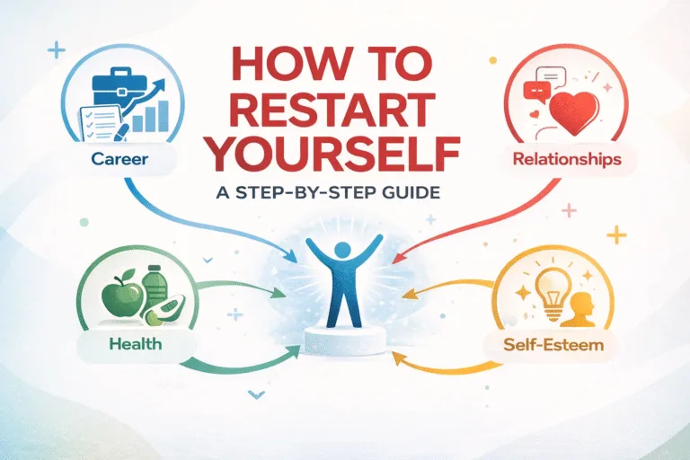 How to Restart Your Life Step-by-Step Guide for Career, Health  Self-Esteem Recovery