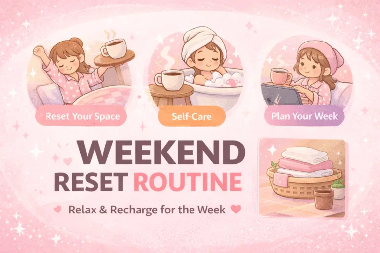 Weekend Reset Routine Relax, Recharge  Prepare for a Productive Week