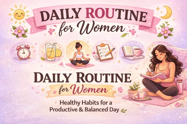 Daily Self Care Routine For Women  Realistic Morning  Night Routine Ideas for Wellness