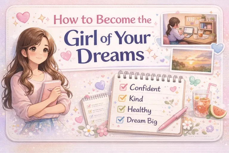 Transform Into Your Best Self Vision Board  Aesthetic Habit Tracker for Self-Love