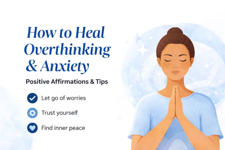 20 Daily Positive Affirmations for Overthinking, Anxiety Relief  Mental Peace