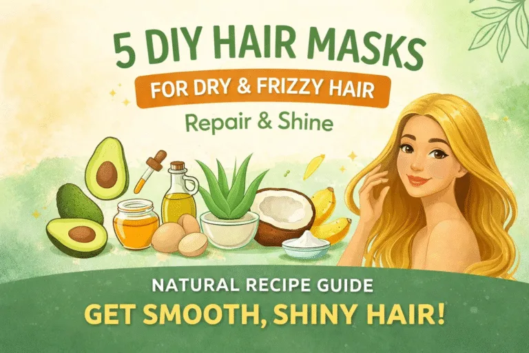 5 Best DIY Hair Masks for Dry  Frizzy Hair  Easy Repair and Shine at Home