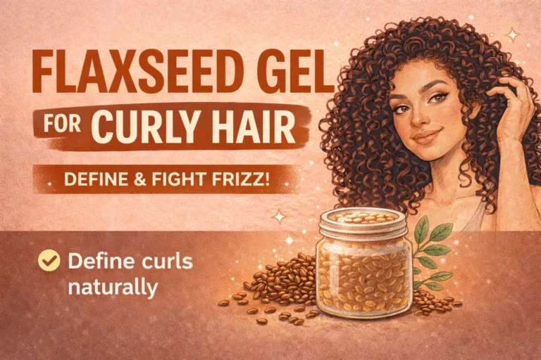 DIY Flaxseed Gel for Curly Hair Define Curls  Reduce Frizz Naturally