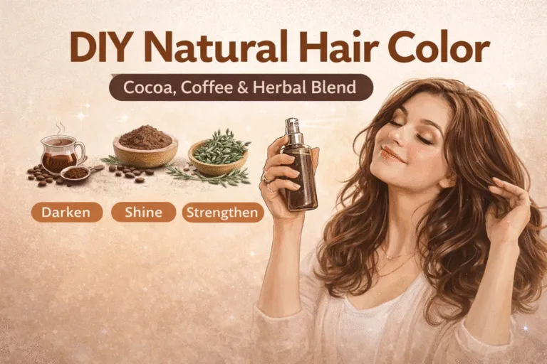 How to Naturally Darken Hair with Coffee and Cocoa  DIY Herbal Hair Dye Recipe