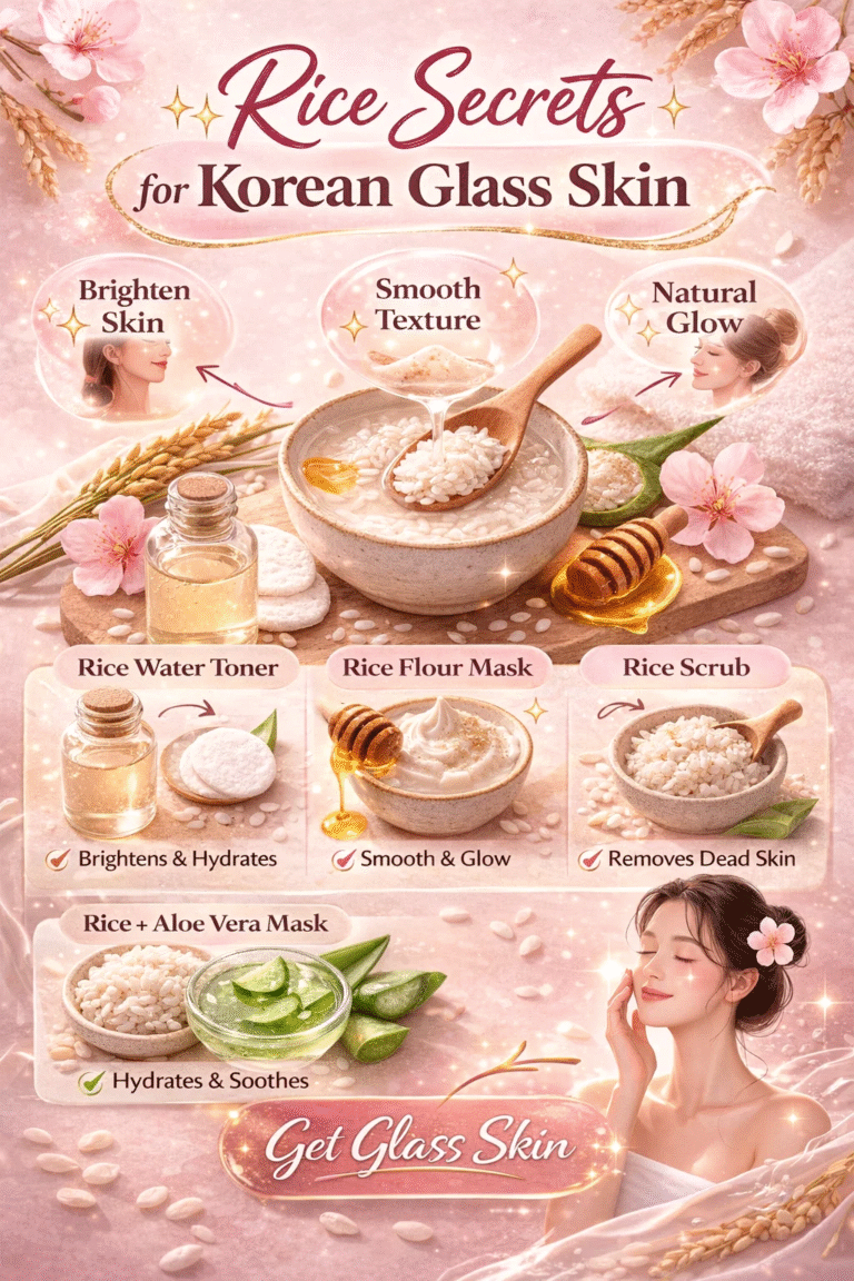 Korean Glass Skin Rice Beauty Secrets DIY Toner  Face Masks