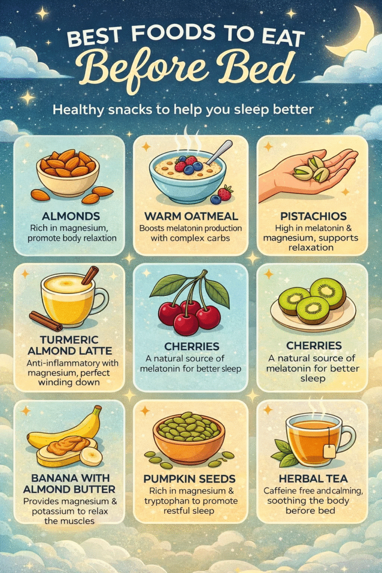 9 Best Foods to Eat Before Bed for Better Sleep  Natural Sleep Aids  Nighttime Snacks