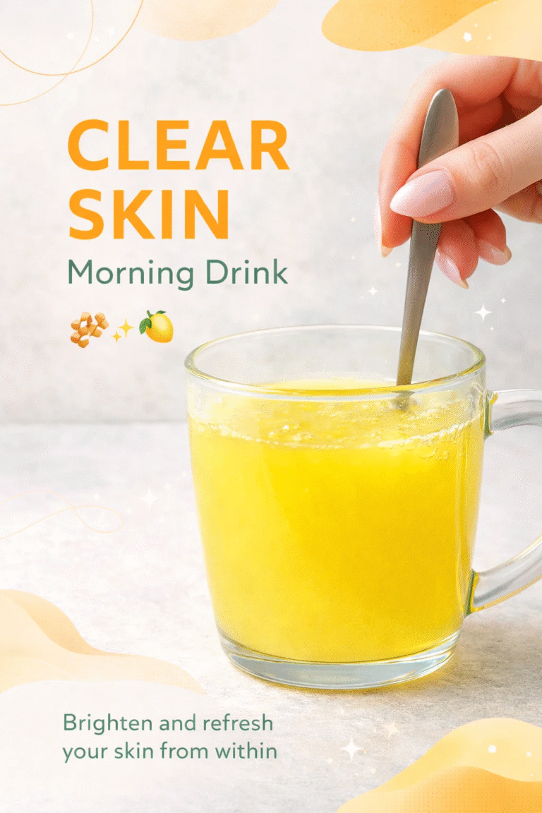Morning Lemon Ginger Water Best Clear Skin Drink for Glowing Skin