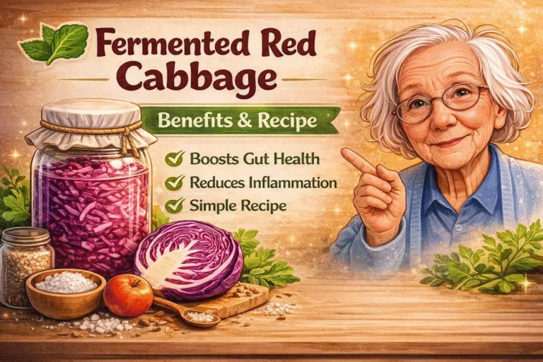 How to Make Fermented Red Cabbage for Gut Health  Immunity  Simple Sauerkraut Recipe