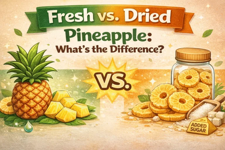 Fresh vs. Dried Pineapple Which is Healthier Nutrition, Benefits  Key Differences