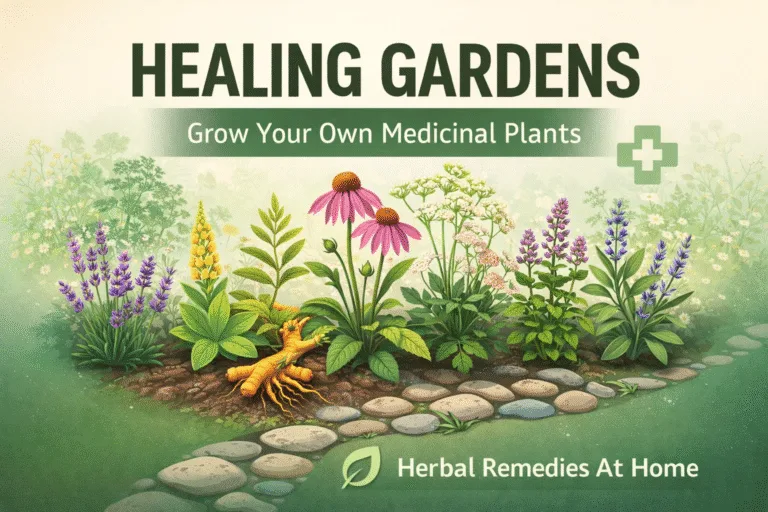 Healing Garden Plants 25 Medicinal Herbs to Grow for Natural Remedies and Home Wellness
