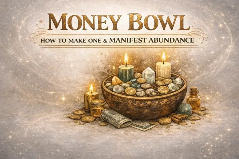 How to Make a Money Bowl for Abundance Manifestation Ritual  Witchy Wealth Tips