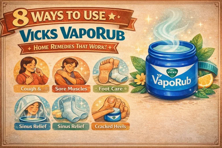 8 Surprising Vicks VapoRub Uses for Cough, Feet, Muscles  Sinus Relief