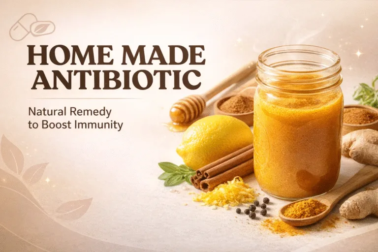 Homemade Natural Antibiotic Recipe  Turmeric  Honey Immune Support Booster