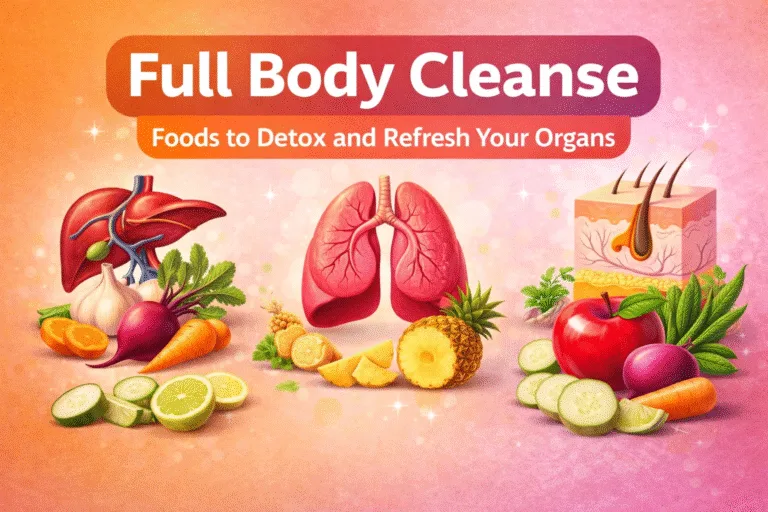 Full Body Detox Guide Natural Foods to Cleanse Liver, Lungs, Kidneys  Digestive Tract