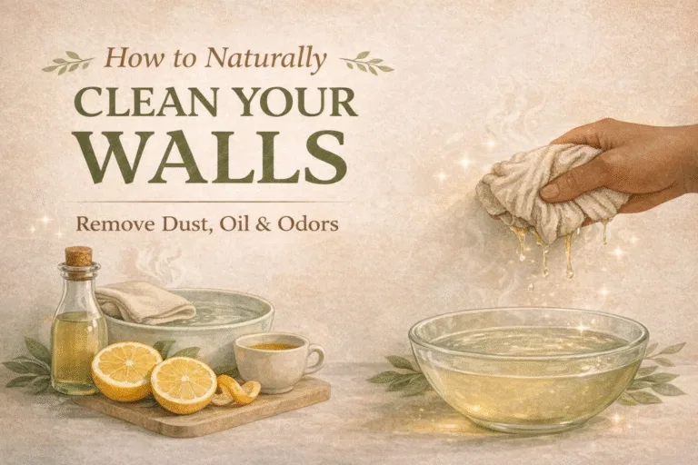 Natural Wall Wash Recipe for a Fresh Home  DIY Non-Toxic Spring Cleaning Tips