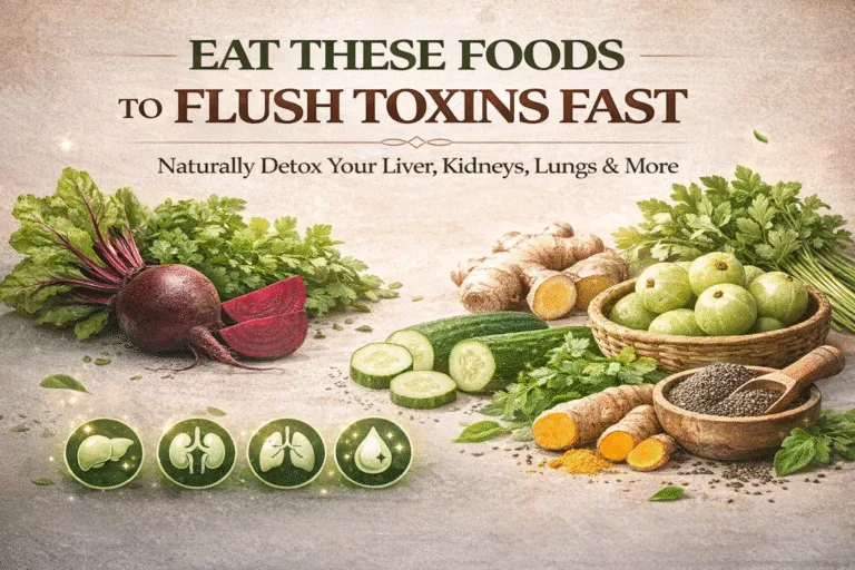 7 Natural Foods to Detox Your Body  Flush Toxins Fast  Holistic Wellness Tips