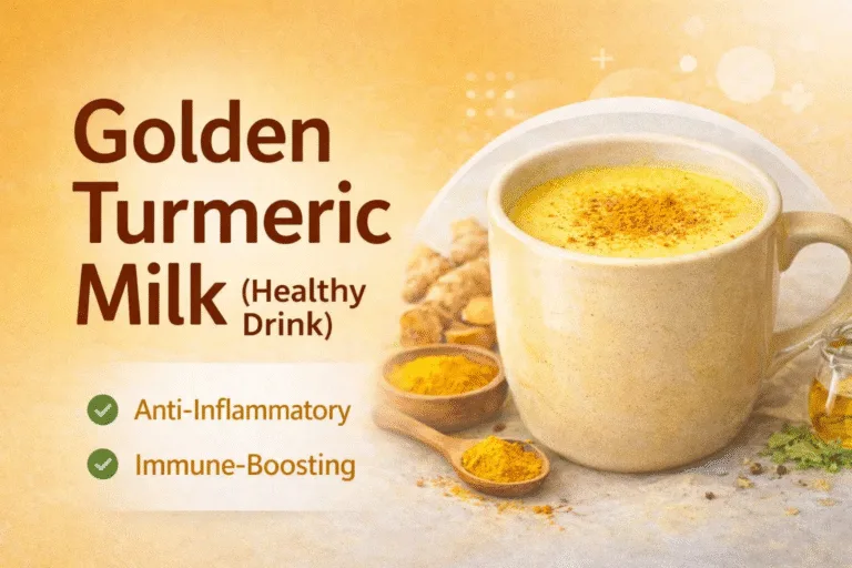 Golden Turmeric Milk Recipe  Anti-Inflammatory Healthy Tea  Warm Wellness Drink Ritual