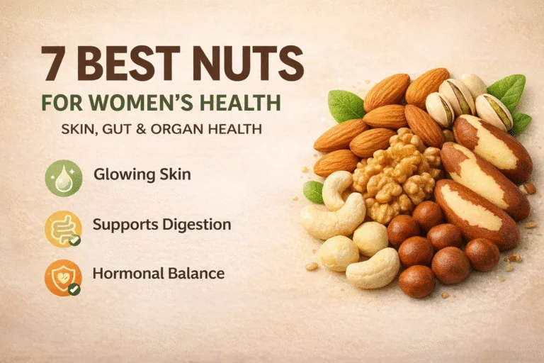 7 Best Nuts for Womens Health Boost Skin, Gut, and Hormones Naturally