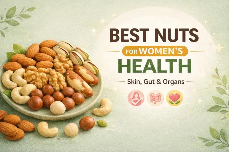 7 Best Nuts for Womens Health Boost Skin, Gut, and Hormone Balance Naturally