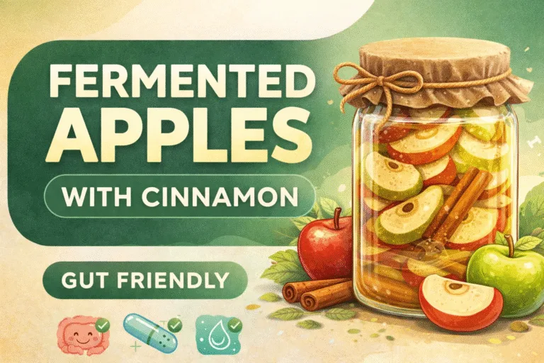 Fermented Cinnamon Apples Recipe Easy Gut-Friendly Probiotic Apples for Digestion Support