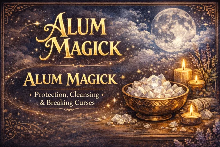 Alum Magick Guide Spiritual Protection, Energy Cleansing  Rituals for Manifestation