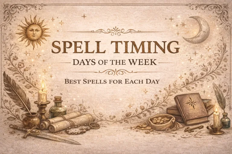 Daily Spell Timing Guide Planetary Rulerships  Spiritual Meanings for Each Day of the Week