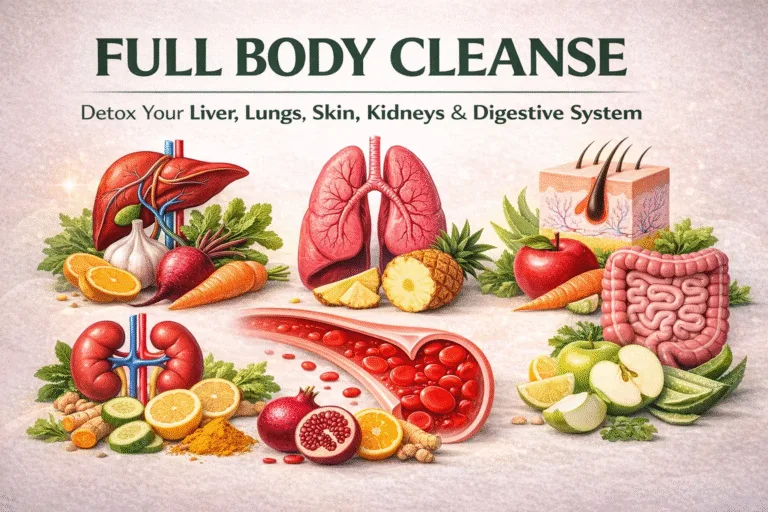Full Body Detox Guide Best Foods to Cleanse Liver, Kidneys, Lungs  Skin Naturally
