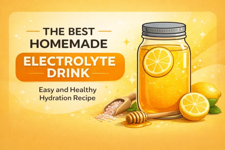 Best Homemade Electrolyte Drink Recipe  Natural DIY Hydration for Energy  Sports Recovery