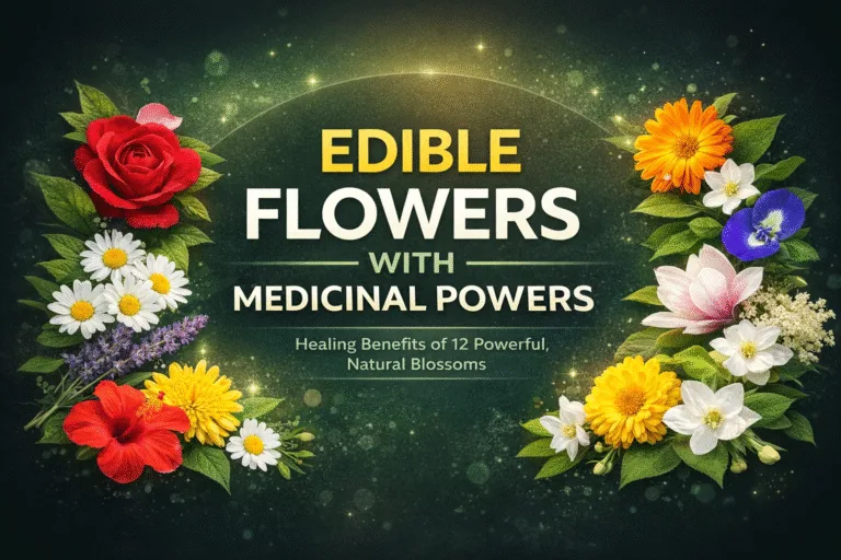 12 Best Edible Flowers for Better Health  Natural Remedies  Medicinal Benefits Guide