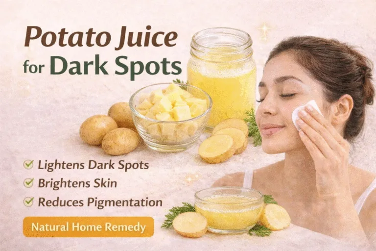 How to Use Potato Juice for Dark Spots  Skin Brightening Natural Glow Remedy