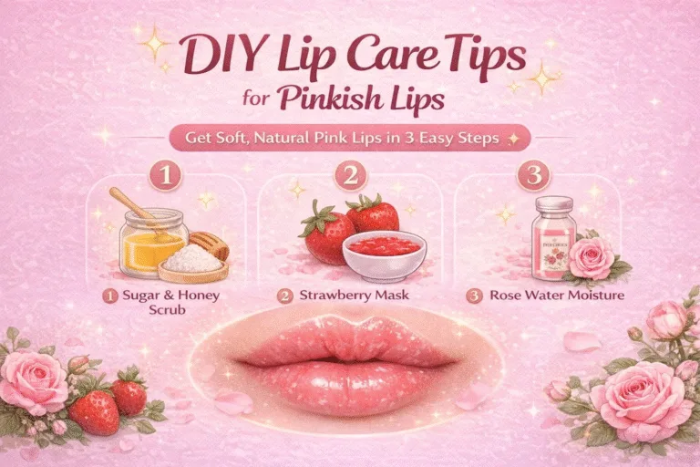 DIY Lip Care for Soft Pink Lips 3-Step Routine for Natural Pink Lips